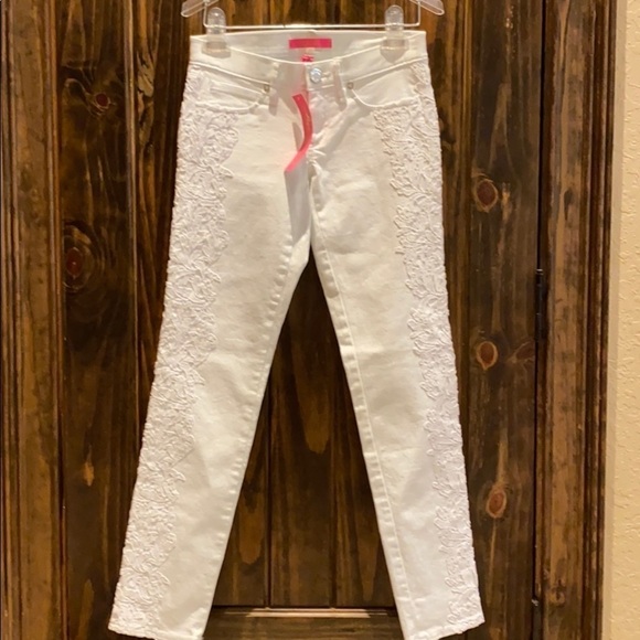 Lilly Pulitzer white South Ocean Skinny Crop Jeans - Picture 6 of 15